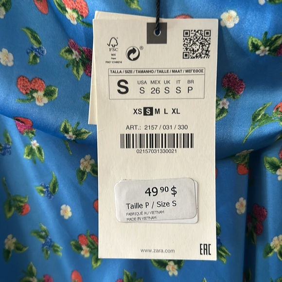Zara Dress Small NWT - Picture 9 of 9